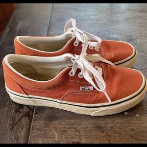 Burnt orange Vans